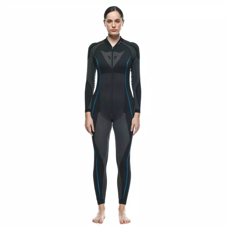 WOMEN S MOTORCYCLE TECHNICAL UNDERSUIT BLACK BLUE Dainese
