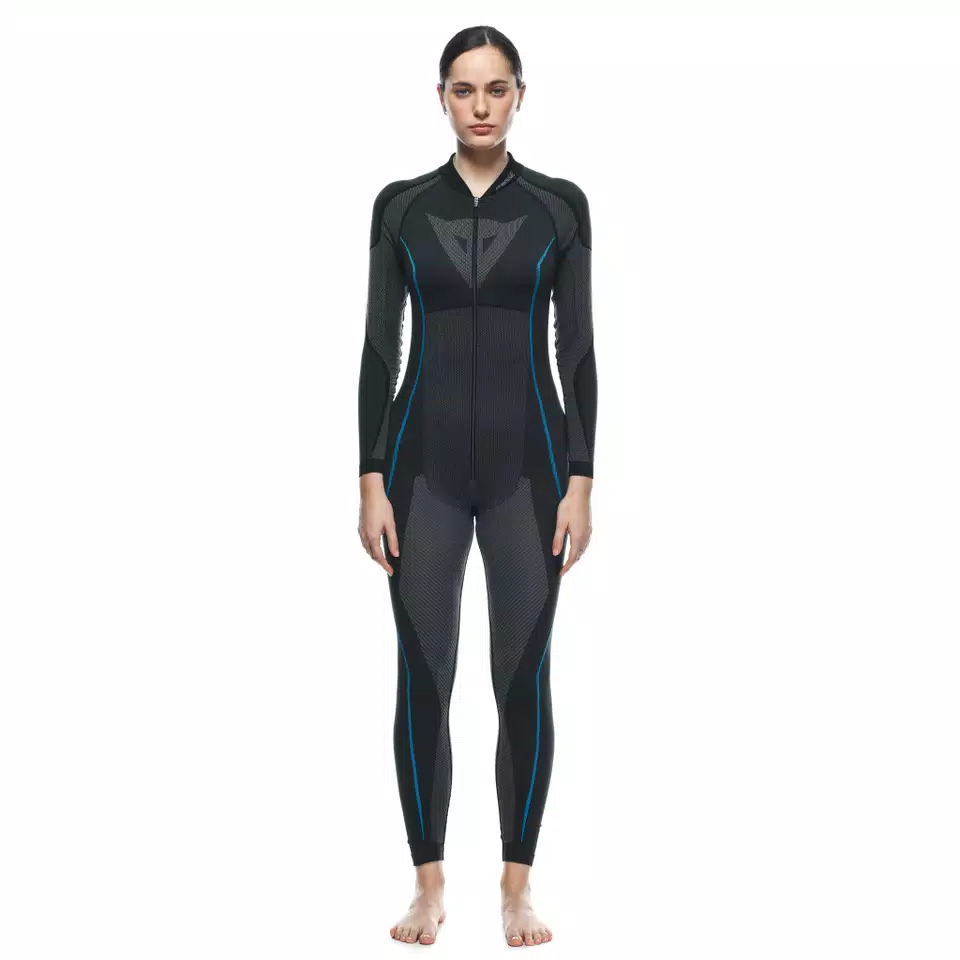 WOMEN'S MOTORCYCLE TECHNICAL UNDERSUIT - BLACK/BLUE - 3