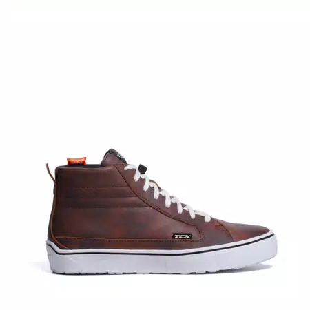 STREET 3 WP ZAPATO MOTO IMPERMEABLE HOMBRE - MARRÓN/BLANCO -  - 2