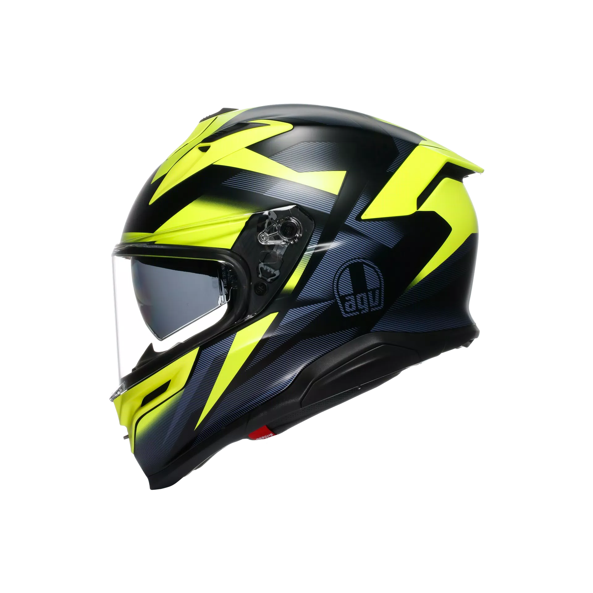 K7 MPLK GLIMPSE MATT BLACK/YELLOW FLUO - MOTORBIKE FULL FACE HELMET E2206