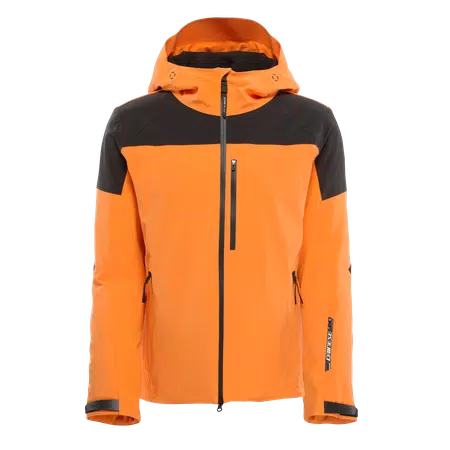 SPEED DEMON LAB DOMEAIR™ PRO - MEN’S SKI JACKET - ORIOLE ORANGE/STRETCH LIMO - 1