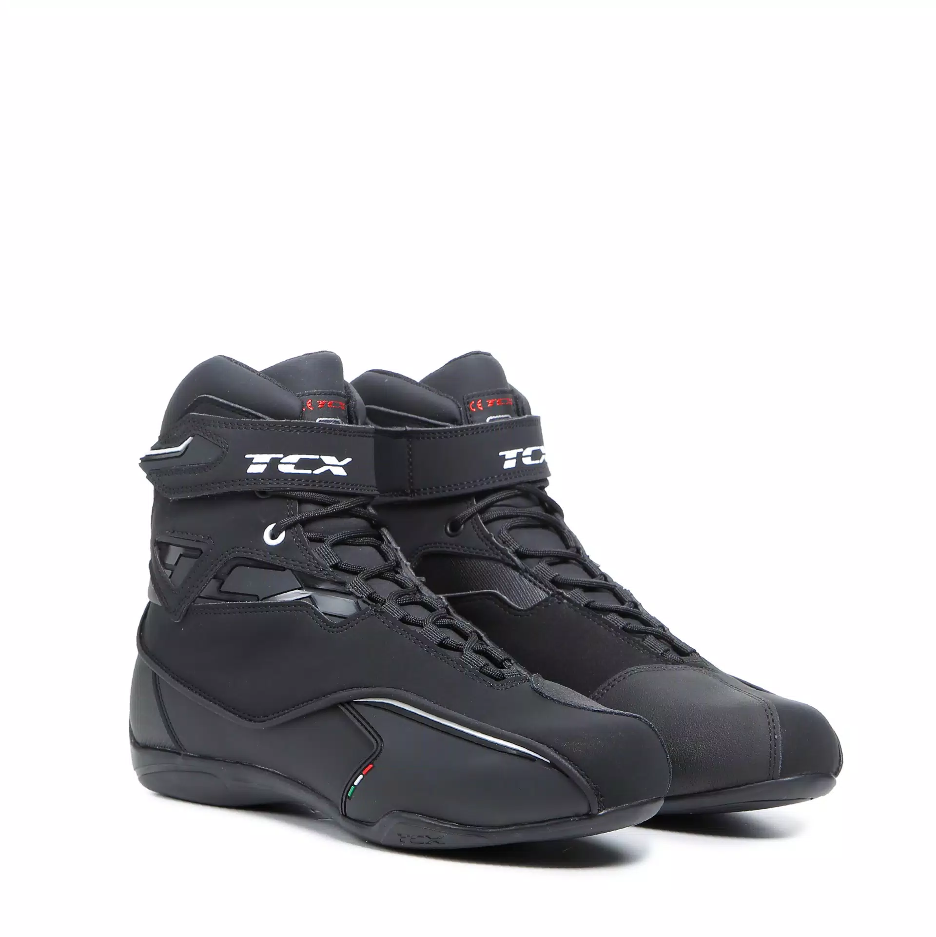 ZETA WP MEN'S WATERPROOF MOTORCYCLE SHOES - BLACK