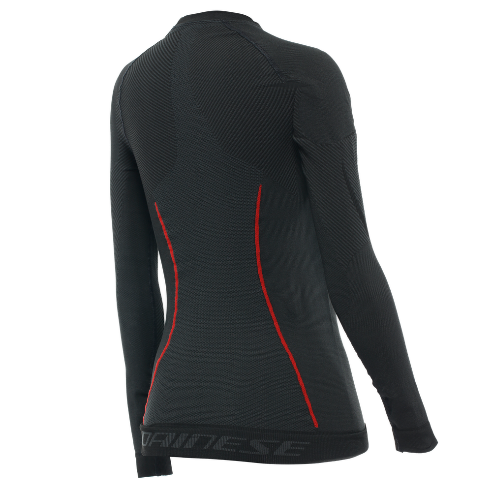 maglia-termica-sci-donna-black-red image number 1