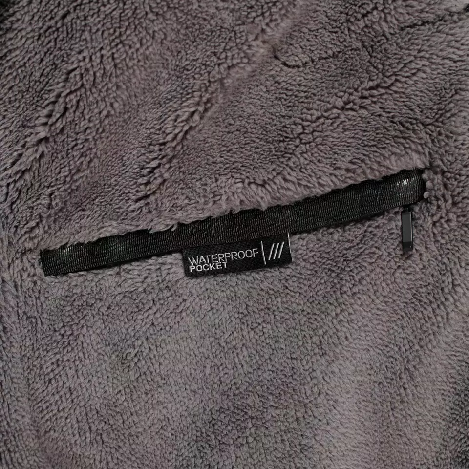 BOVISA - MOTORCYCLE HOODIE FULL-ZIP - BLACK/WHITE - 10