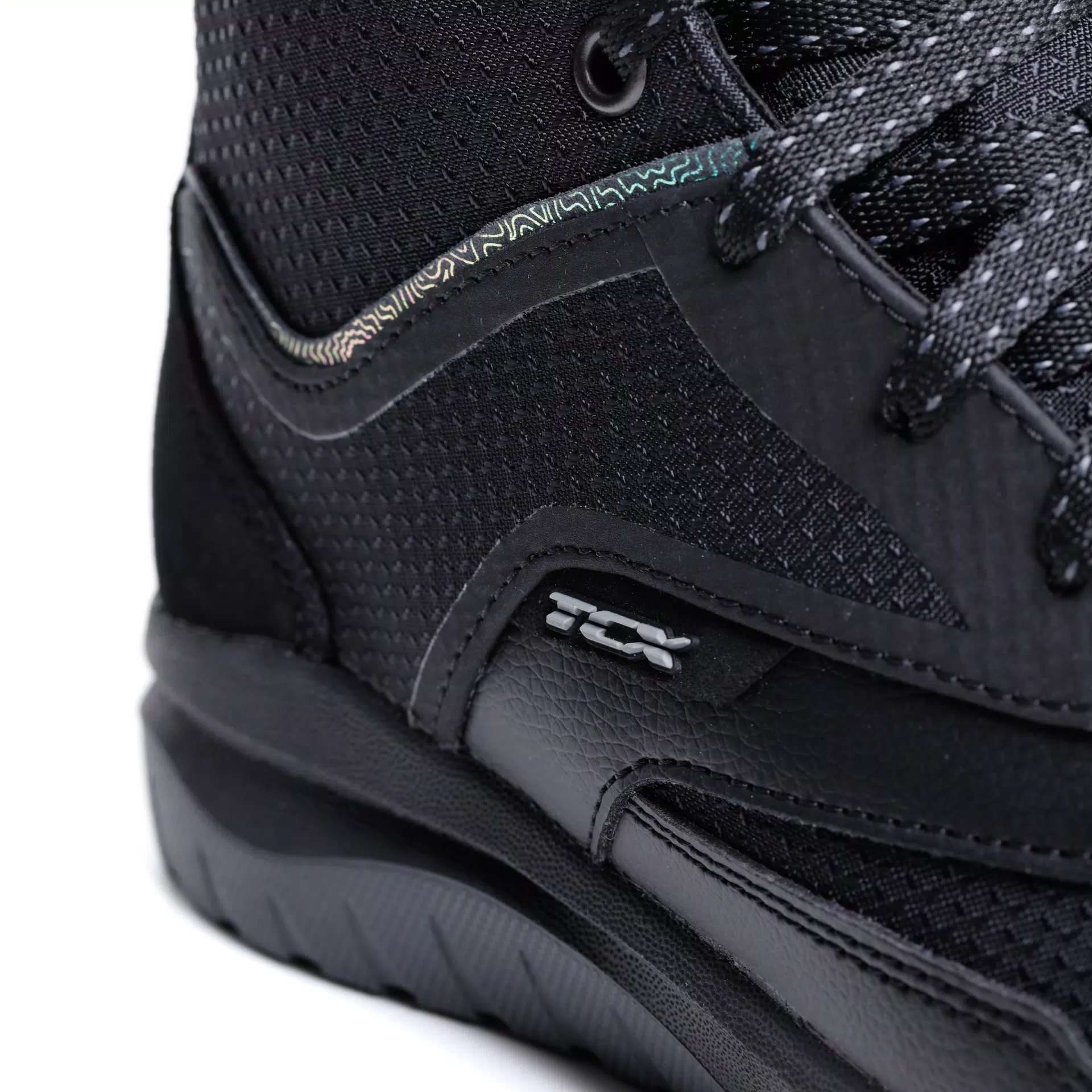 NALBAK WP SCARPE MOTO DONNA - NERO/IRIDESCENTE