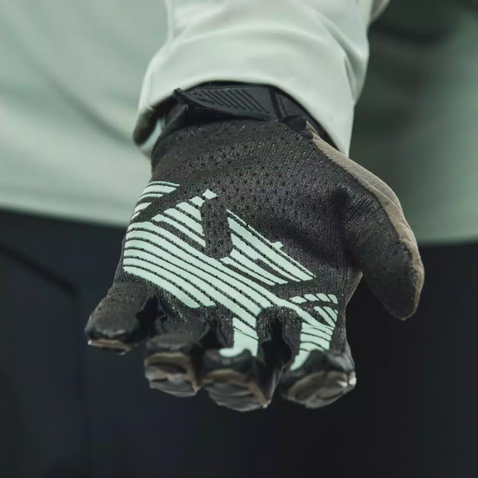 HGR EXT - UNISEX BIKE GLOVES - BLACK/MILITARY-GREEN - 11