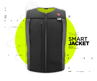 Gilet Airbag Moto Dainese SMART JACKET HI-VISIBILITY Vendita Online 