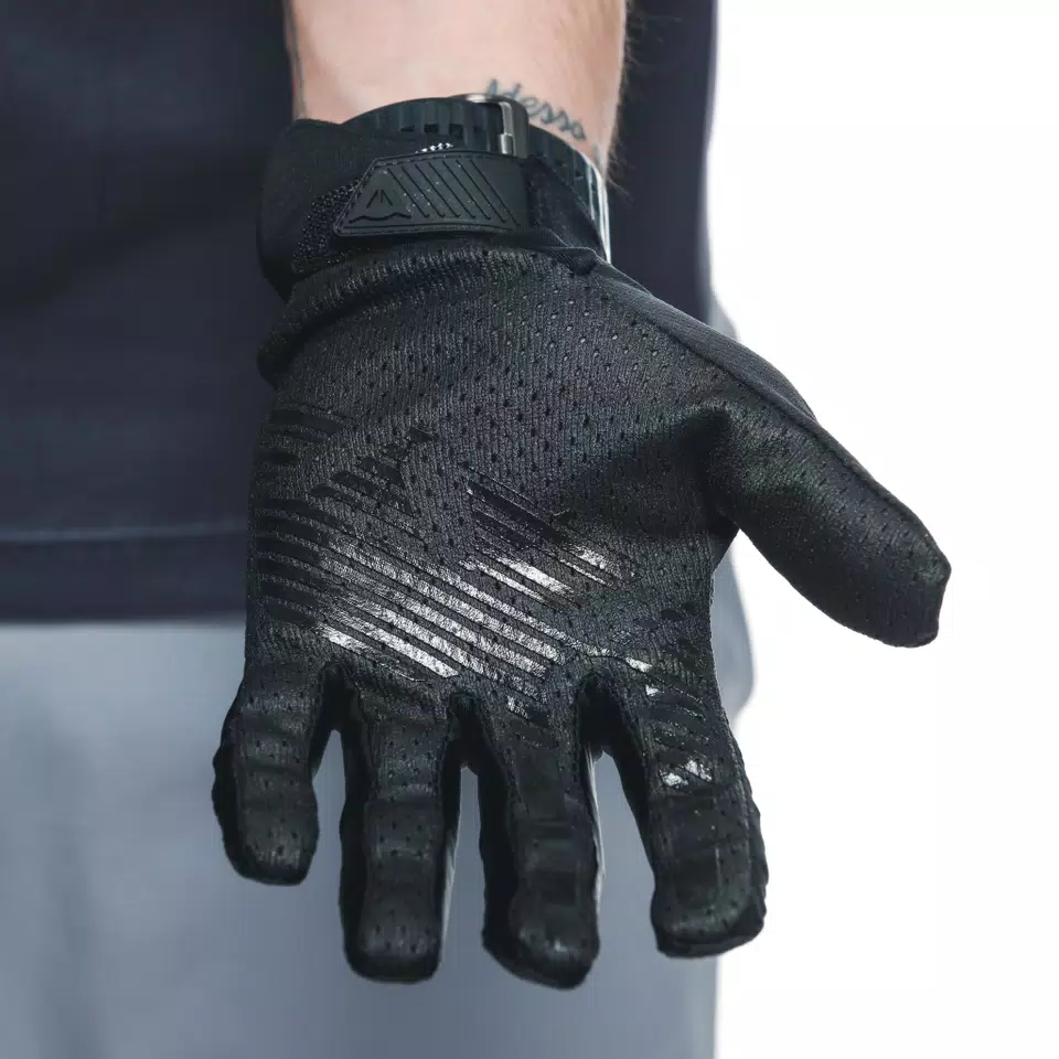 HGC HYBRID - UNISEX BIKE GLOVES - BLACK/BLACK - 5