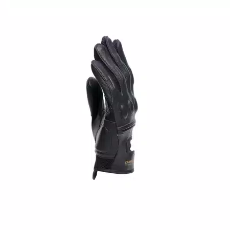 BLACKJACK 2 - VROUWEN'S VINTAGE ZOMER MOTORFIETSHANDSCHOENEN - BLACK/BLACK - 4