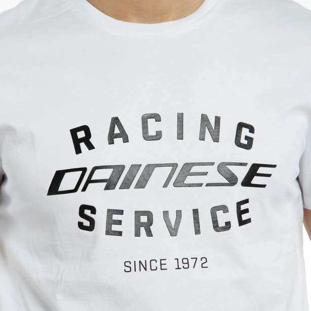 RACING SERVICE T-SHIRT WHITE/BLACK- Casual Wear