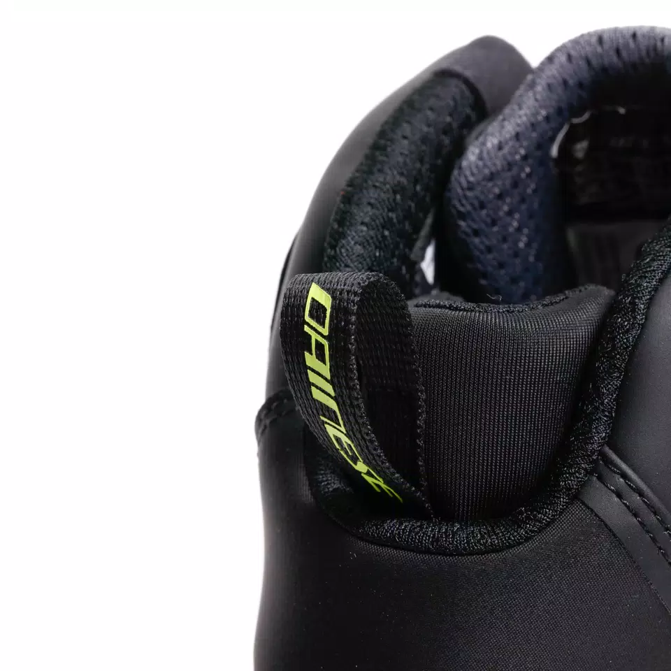 HERIAN D-WP - WATERPROOF MOTORCYCLE SHOES - BLACK/WHITE/YELLOW-FLUO - 6