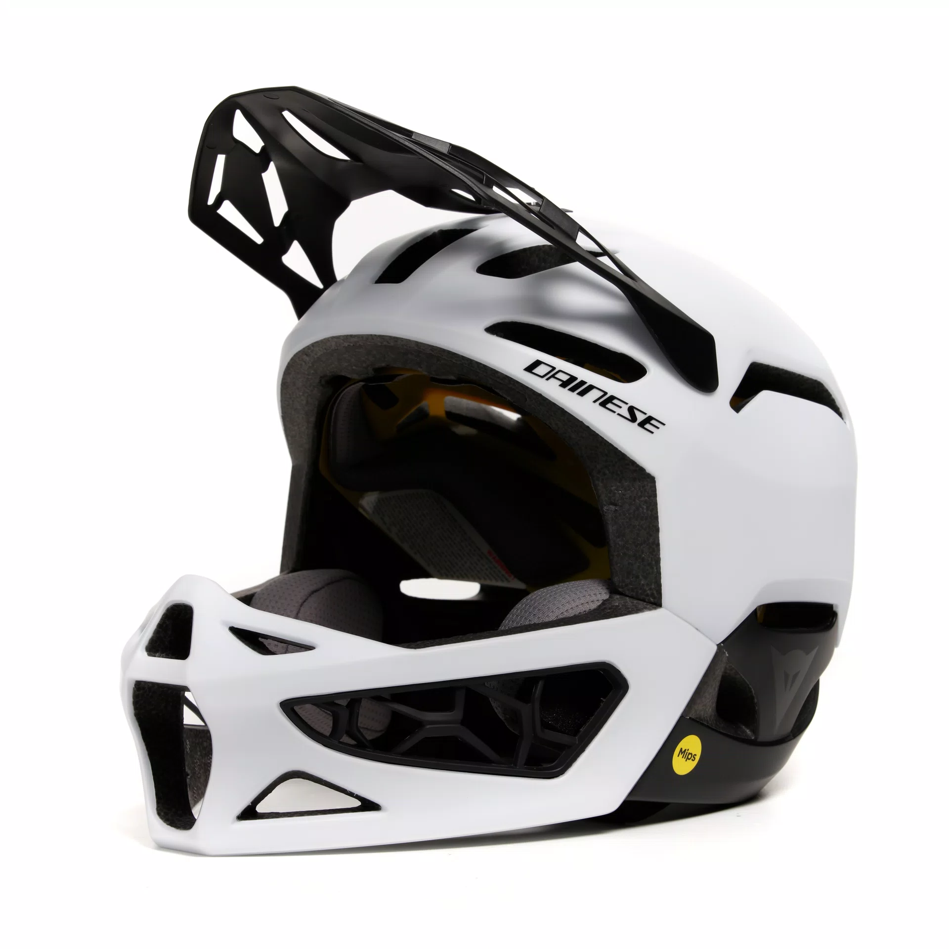 LINEA 01 MIPS FULL FACE BIKE HELMET WHITE BLACK Dainese