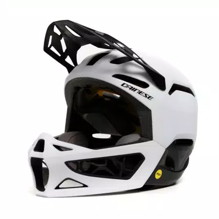 LINEA 01 MIPS - FULL FACE BIKE HELMET - WHITE/BLACK - 1