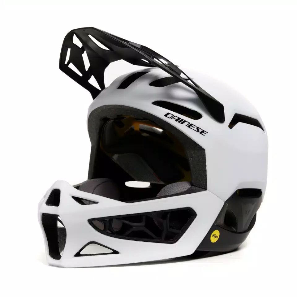 LINEA 01 MIPS - FULL FACE BIKE HELMET - WHITE/BLACK - 1