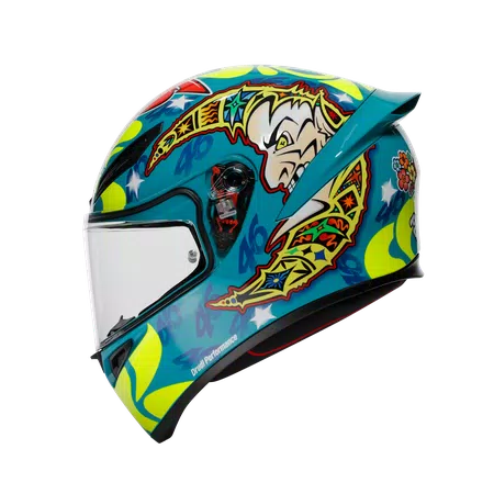 K1 S ROSSI MUGELLO 1999 - MOTORBIKE FULL FACE HELMET DOT (E2206) -  - 4