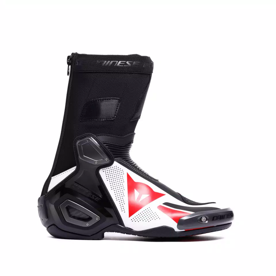 AXIAL 2 AIR - MEN'S MOTORCYCLE RACING SUMMER BOOTS - BLACK/WHITE/LAVA-RED - 2