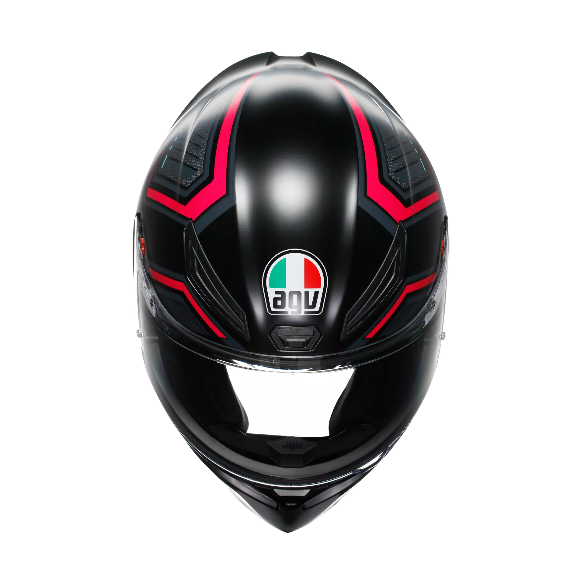 K1 S - SLING MATT BLACK/PINK - CASCO MOTO INTEGRAL E2206