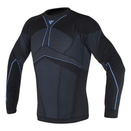 D-CORE AERO TEE LL BLACK/COBALT-BLUE- Shirts