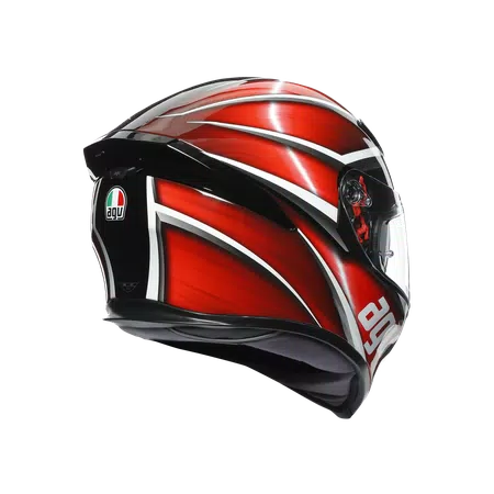 K5 S MULTI ECE DOT - TEMPEST BLACK/RED -  - 5
