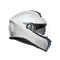 TOURMODULAR FREQUENCY LIGHT GREY/BLUE - MOTORBIKE FLIP UP HELMET E2206