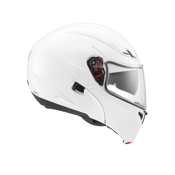 Casco modulare AGV Compact grafica Course bianco e blu - Magazzini Rossi