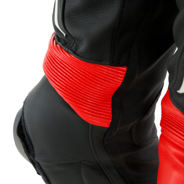 mistel-2pcs-leather-suit-black-matt-white-lava-red image number 5