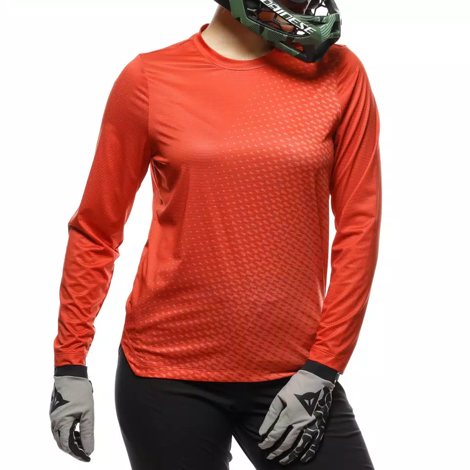 HG AER JERSEY LS - WOMEN'S LONG SLEEVE BIKE T-SHIRT - RED - 5