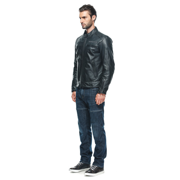 zaurax-giacca-moto-in-pelle-uomo-black image number 3