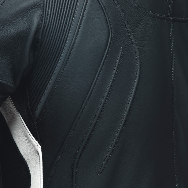 avro-4-leather-2pcs-suit-s-t-black-matt-black-matt-white image number 14