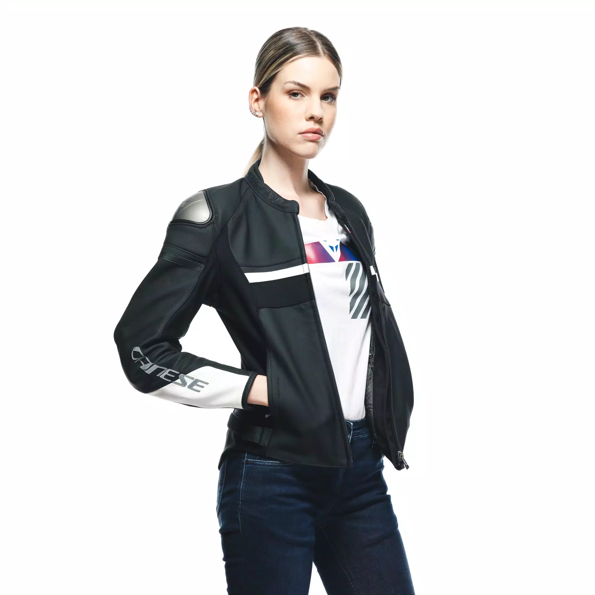 RAPIDA - WOMEN'S MOTORCYCLE LEATHER JACKET