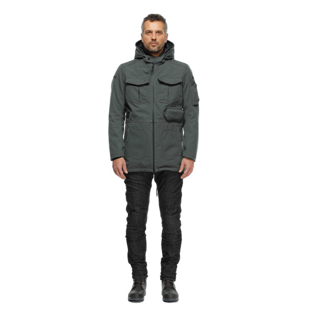 duomo-abs-luteshell-pro-parka-moto-impermeabile-uomo-green image number 2