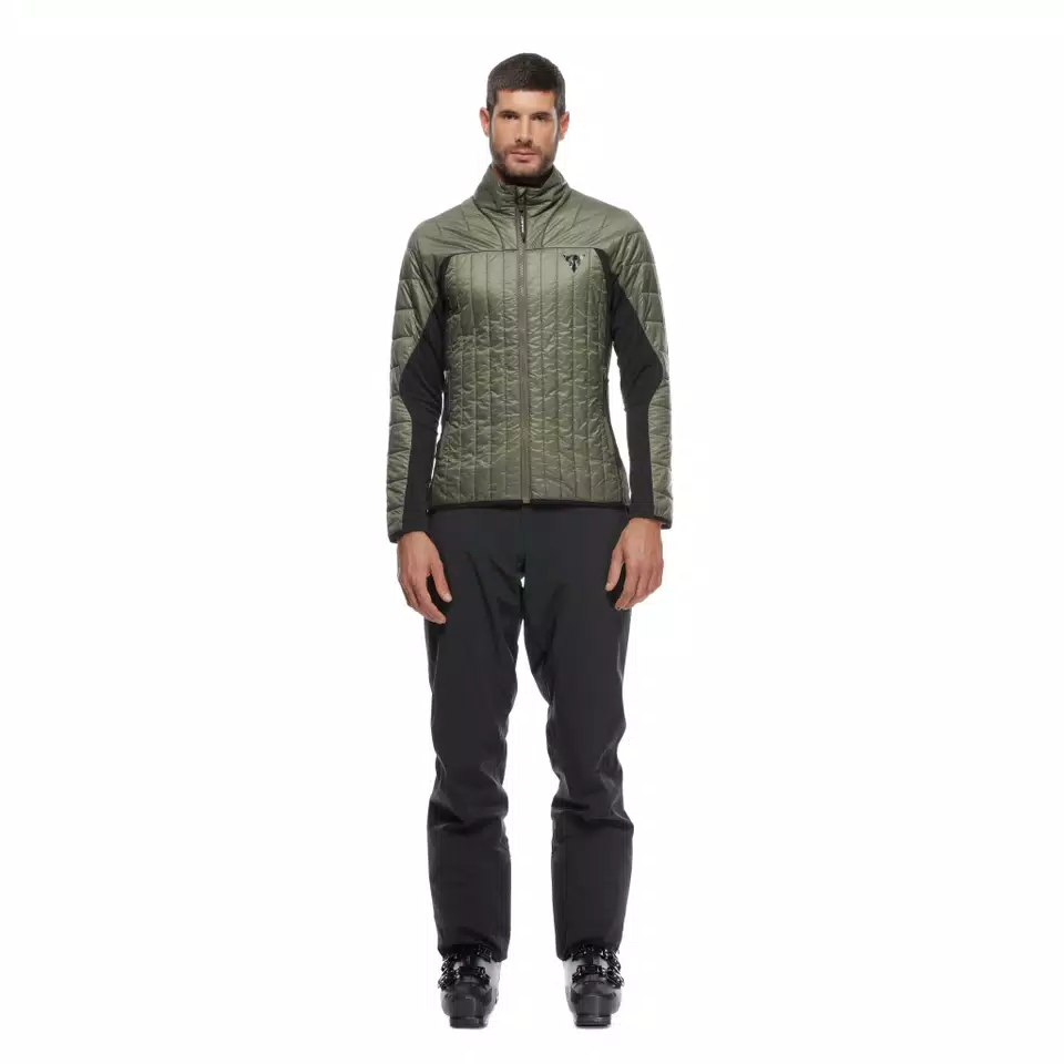 MEN'S THERMAL INNER PADDED SKI JACKET - DEEP-LICHEN-GREEN - 3