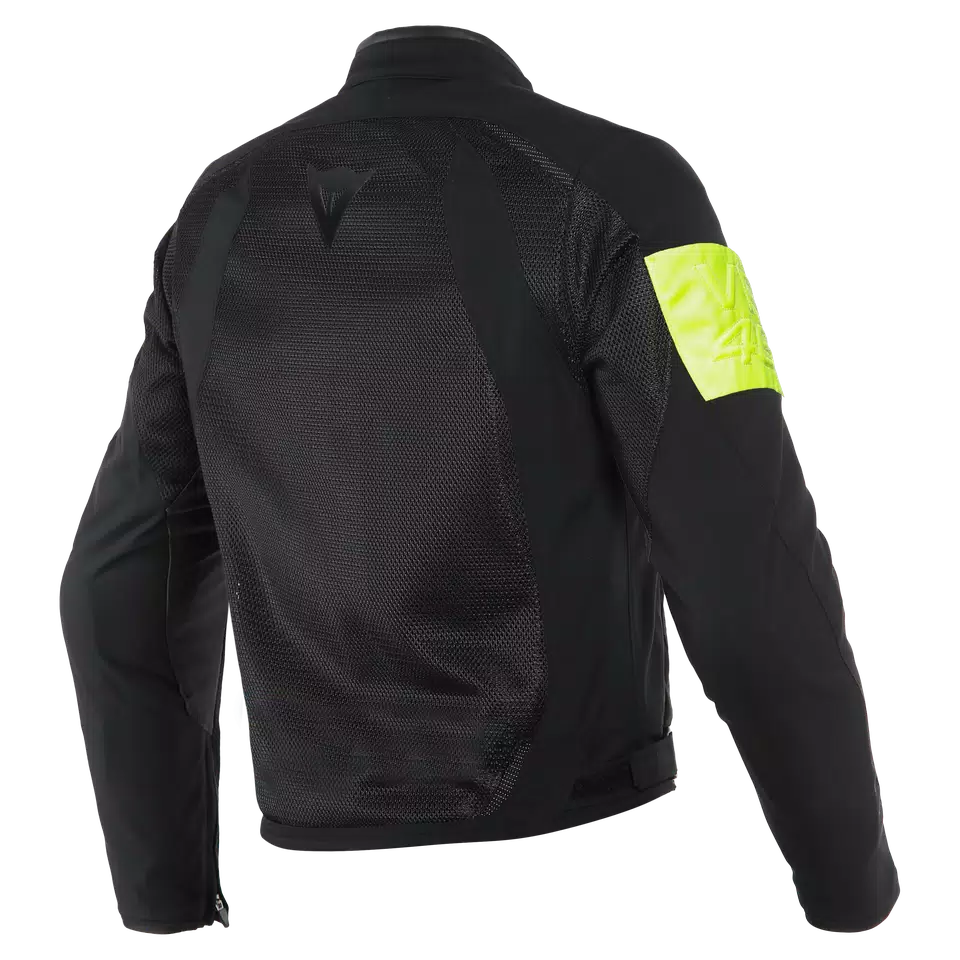 VR46 GRID AIR TEX JACKET - BLACK/FLUO-YELLOW - 2