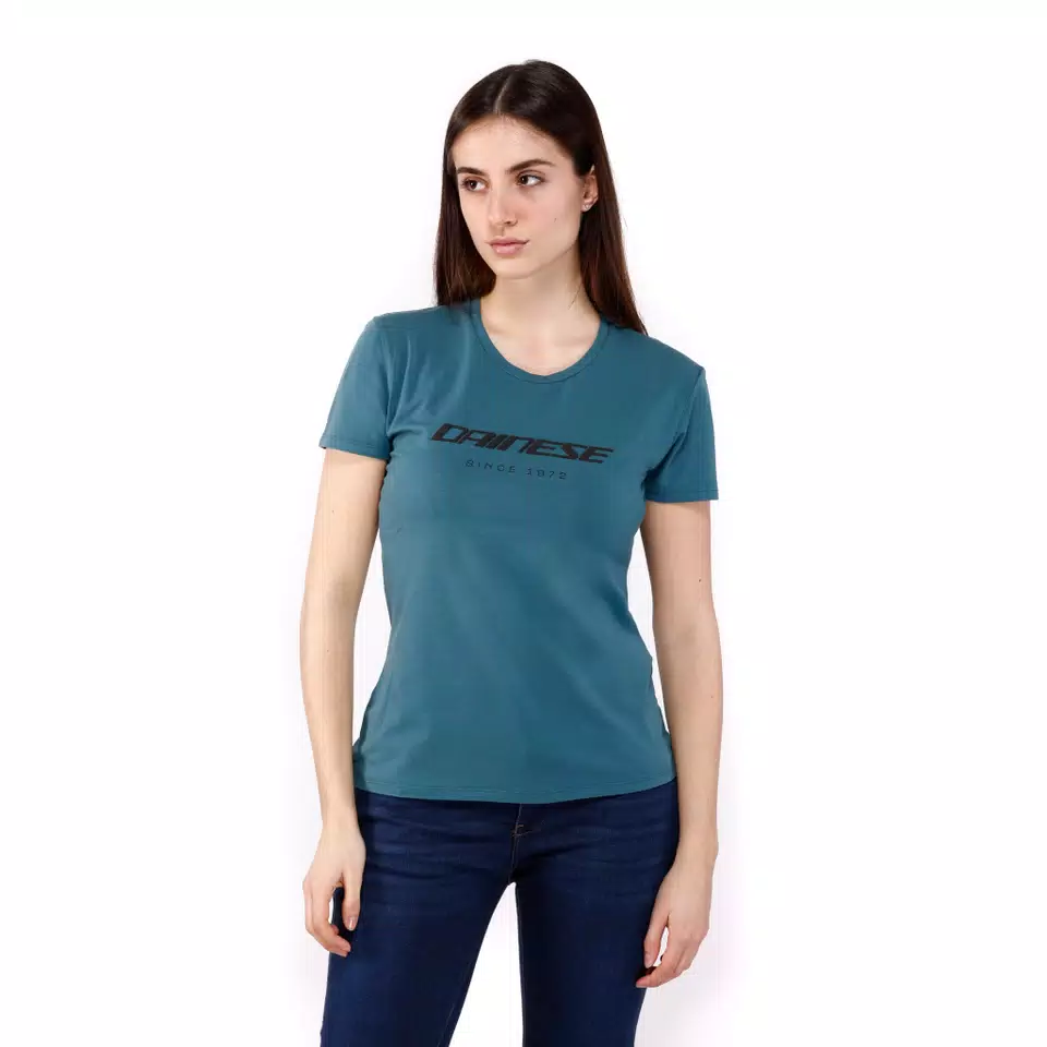 ESSENCE WORDMARK - WOMEN'S CREWNECK T-SHIRT - TRANSFORMATIVE TEAL - 3