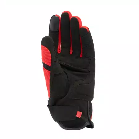 MIG 3 AIR - MEN'S MOTORCYCLE TEXTILE SUMMER GLOVES - BLACK/RED-LAVA - 3