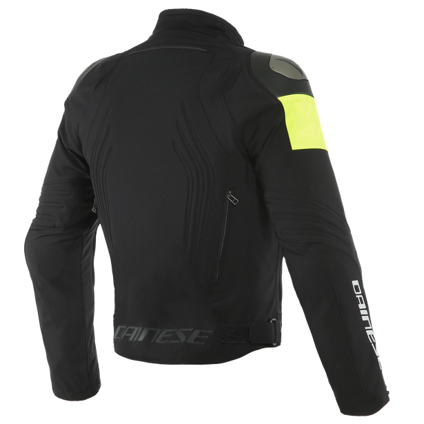 vr46-podium-d-dry-jacket-black-fluo-yellow image number 1