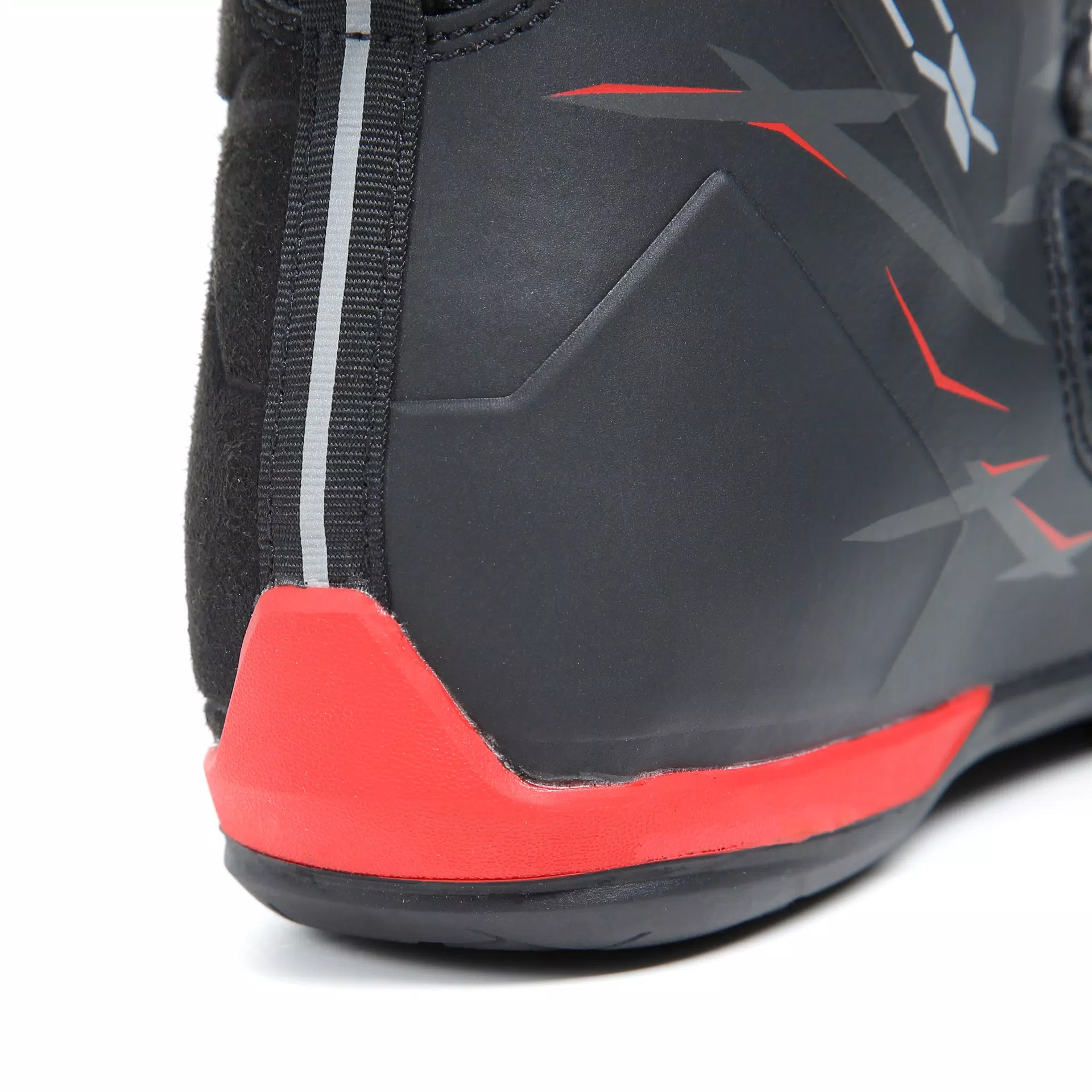 R04D AIR ZAPATO MOTO PARA VERANO HOMBRE - NEGRO/ROJO