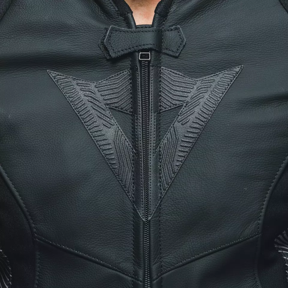 AVRO 5 LEATHER JACKET - BLACK/ANTHRACITE - 11