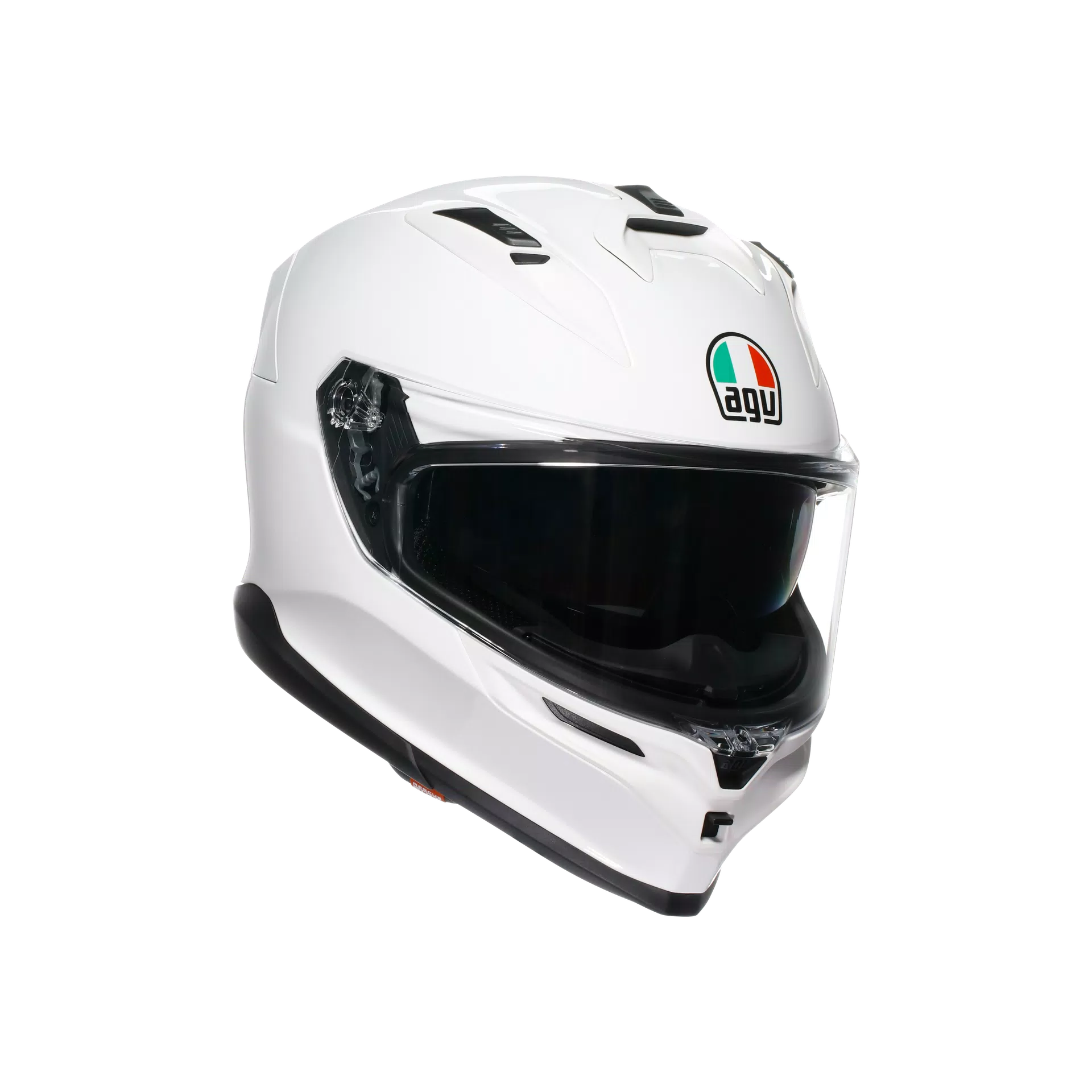 K7 MPLK MONO WHITE - MOTORBIKE FULL FACE HELMET E2206