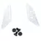 AGV TRANSPARENT SCREWS COVERS AX-8 DUAL EVO/AX-8 DUAL (+scre - NEUTRAL