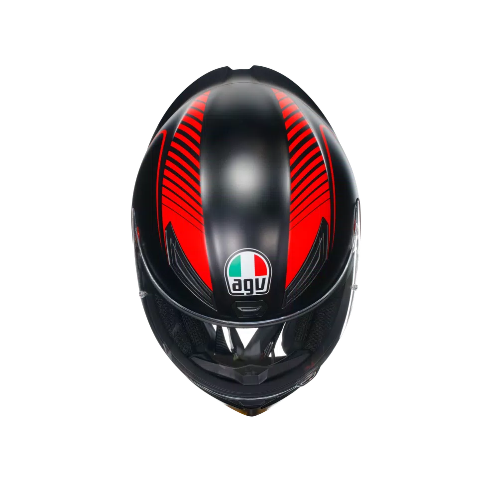 AGV K1 - Warmup Matt Black / Red | Motorcycle News
