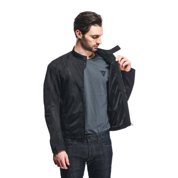 levante-air-tex-giacca-moto-estiva-in-tessuto-uomo-black-black-black image number 12