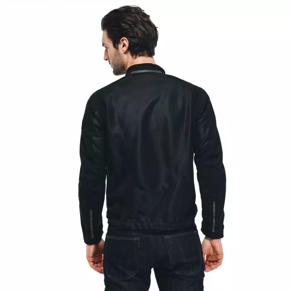SEVILLA AIR TEX - MEN'S SUMMER MOTORCYCLE JACKET IN FABRIC - BLACK/BLACK - 6
