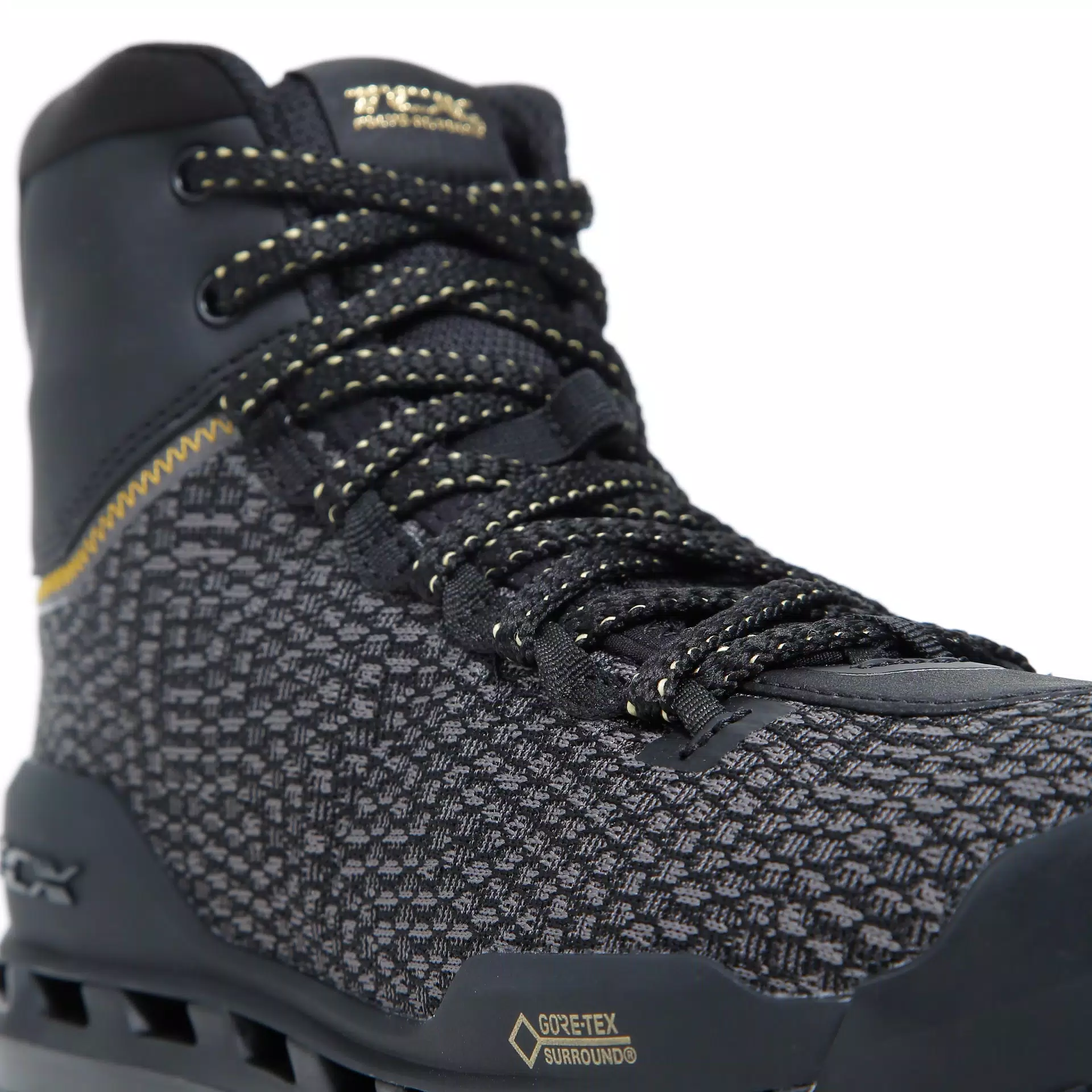 CLIMATREK SURROUND GTX WOMEN'S WATERPROOF MOTORCYCLE BOOTS - BLACK/GOLD