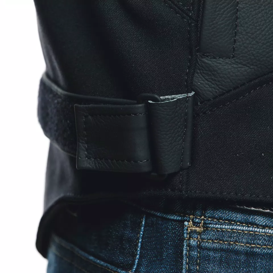 SPORTIVA LEATHER JACKET - BLACK-MATT/BLACK-MATT/BLACK-MATT - 11