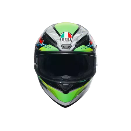 K1 S DUNDEE MATT LIME/RED - CASQUE MOTO INTÉGRAL E2206 -  - 2