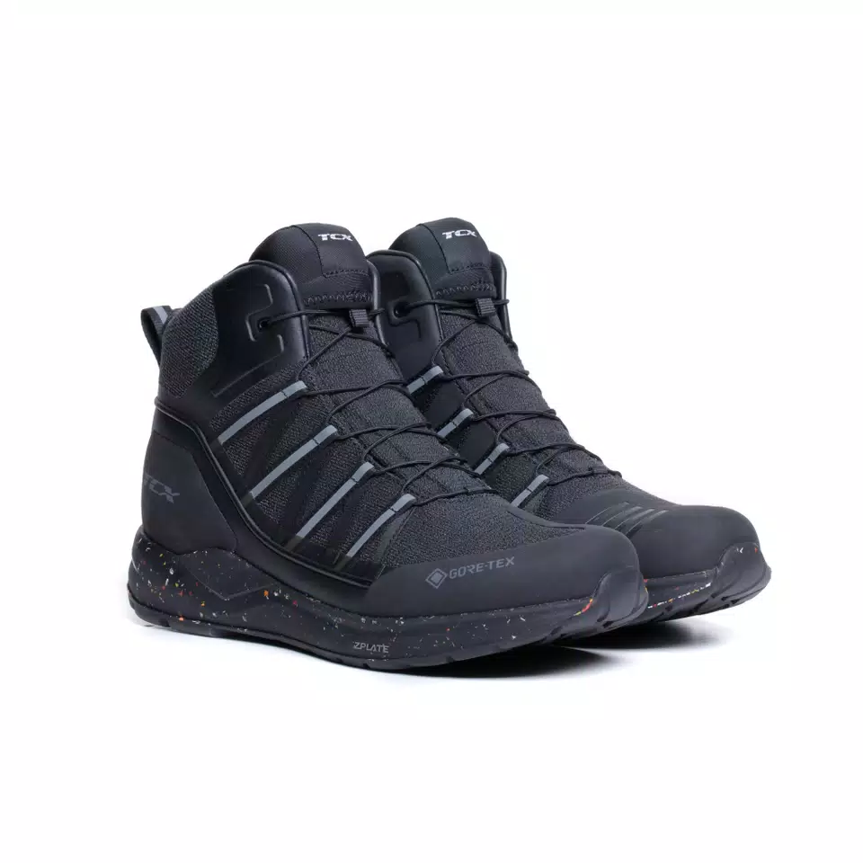 SPEEDTREK GORE-TEX® MOTORCYCLE SHOES MEN - BLACK -  - 1