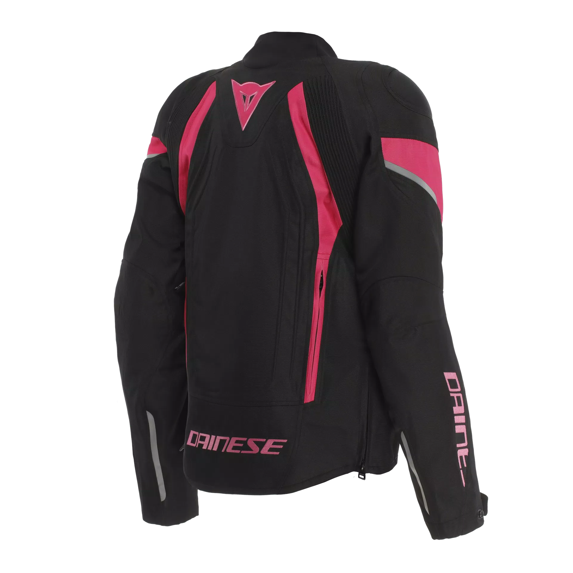 AVRO 5 - WOMEN'S FABRIC MOTORCYCLE JACKET | BLACK/FLUO PINK | Dainese