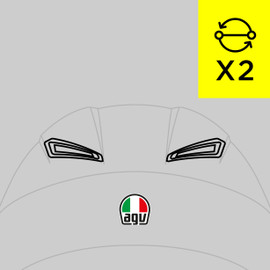 Ersatz des Austausch der Hinter-Kopfbelüftungen  für AGV Off-Road Helme