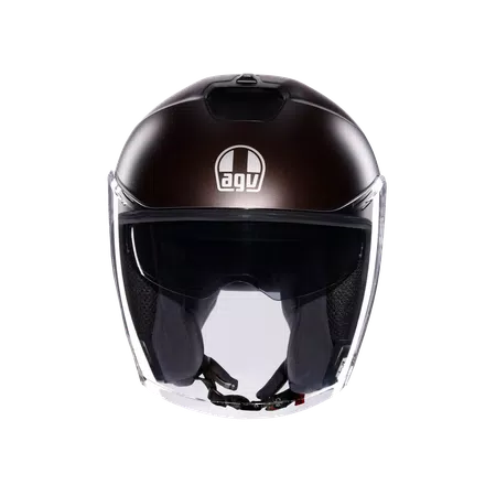 IRIDES MONO MATT PREGIATO BRONZE - MOTORBIKE OPEN FACE HELMET E2206 -  - 2